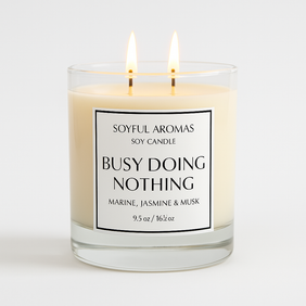BUSY DOING NOTHING CANDLE